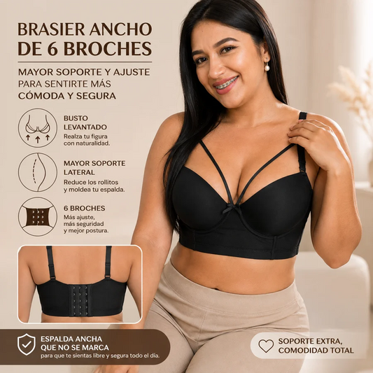 Brasier Ancho Con 6 broches